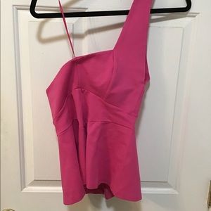 SUSANA MONACO 1 SHOULDER TOP NWT 4 VERY PRETTY